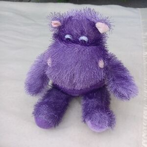 Lavender Purple Hippo Hippopotmus Plushie